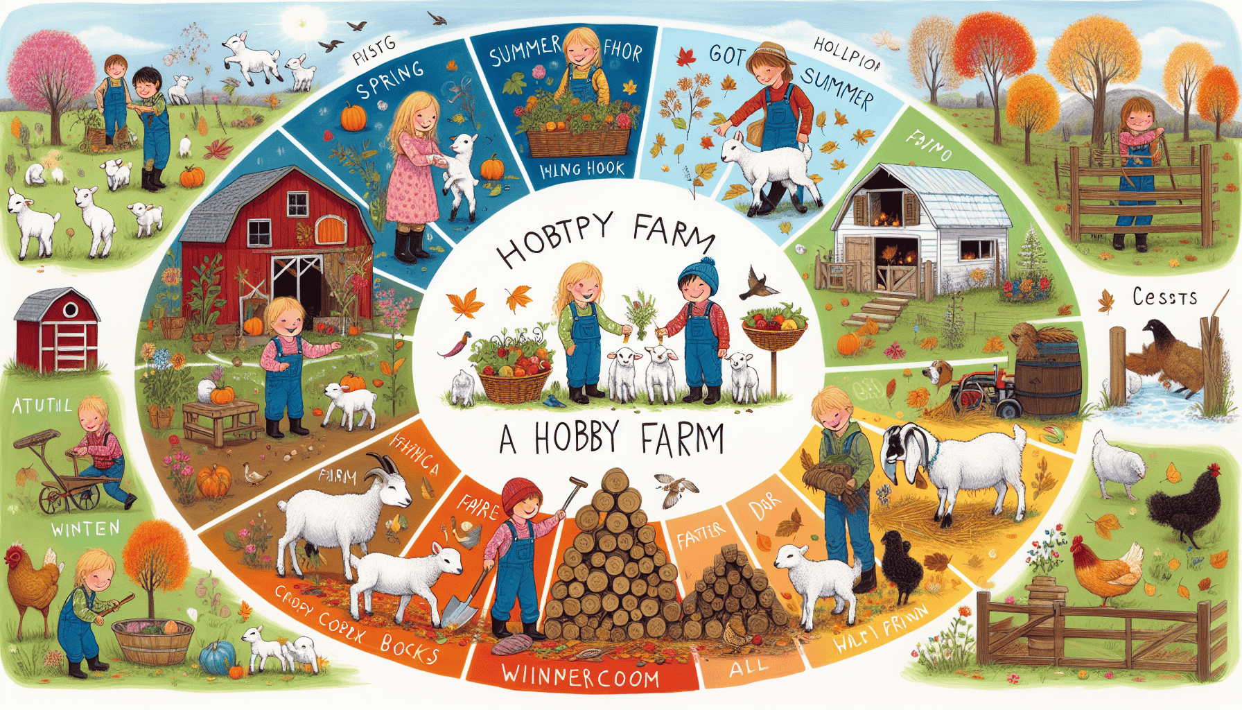 A seasonal breakdown of chores on a hobby farm.